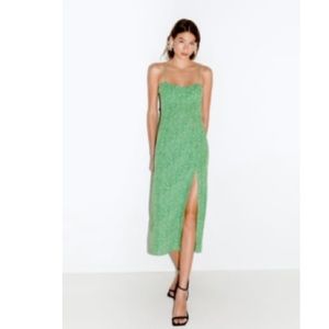 Zara Green Midi Dress